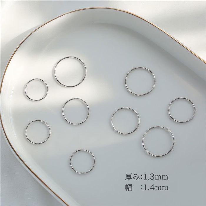 リング 指輪 1.4mm 極細 華奢リング ステンレスリング 安心素材 大人可愛い ジュエリー 金属アレルギー ピンキーリング ファランジリング | BLUE LEAF | 03