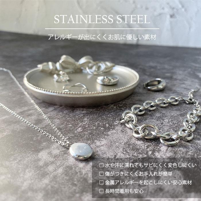 リング 指輪 3mm ボール カット ボール指輪 ボールリング サージカルステンレス ステンレス 重ねづけ 細め k18コーティング 316L | BLUE LEAF | 03