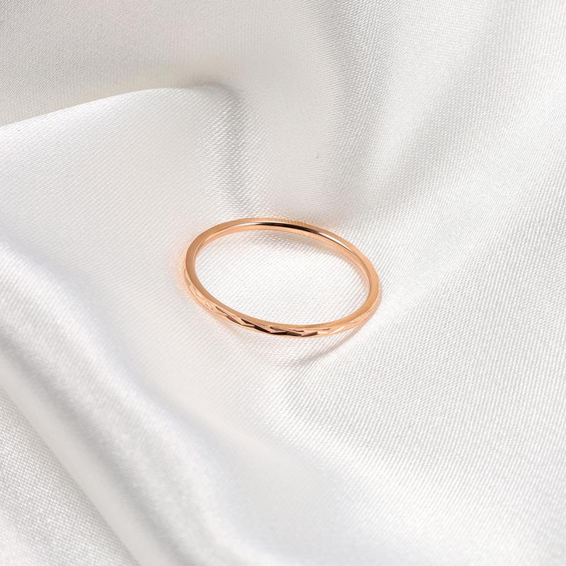 リング 指輪 カット 1mm ステンレス 極細 安心素材 大人可愛い ジュエリー 金属アレルギー ピンキーリング アクセサリー ファランジリング | BLUE LEAF | 07