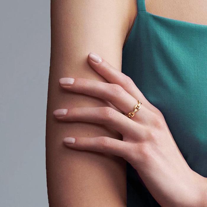 リング 指輪 アンカーチェーン マリンチェーン サージカルステンレス ステンレスリング ステンレス 低アレルギー アクセサリー レディース メンズ つけっぱなし | BLUE LEAF | 04