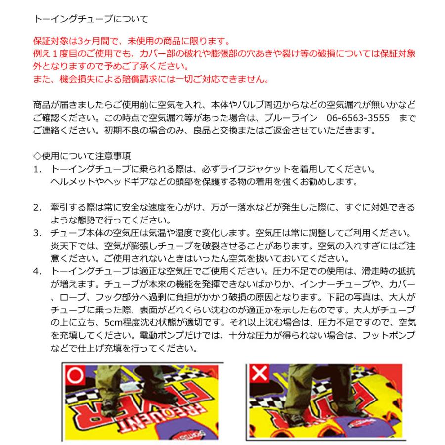 2人乗り トーイングチューブ Live Wire2 44738の画像