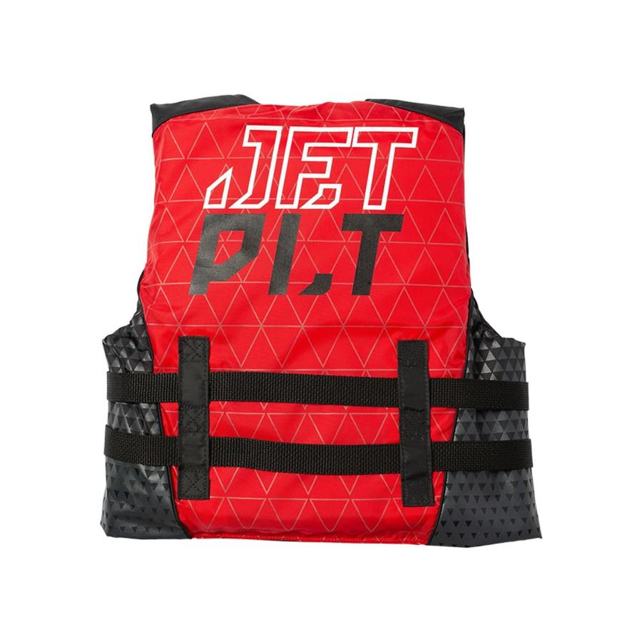JETPILOT　ジェットパイロット　キッズ用　CAUSEナイロンベスト　ブラックレッド　JA22333BK　_1