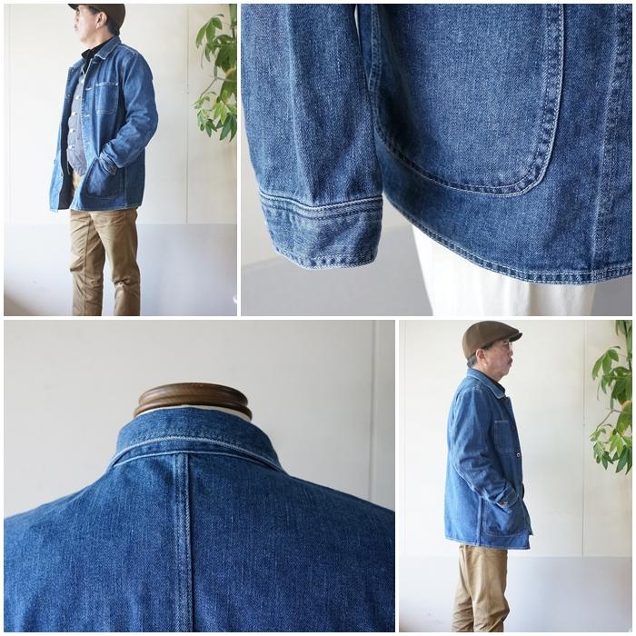 ★Lサイズ★ BLUE BLUE デニム カバーオール 日本製 4ポケット 青 JAPAN BLUE JEANS（ジャパンブルージーンズ） デニムカバーオール