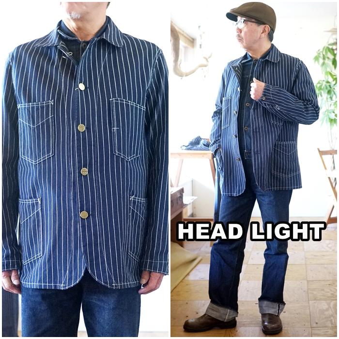 HEAD LIGHT HEADLIGHT ヘッドライト デニムワークコート HEAD LIGHT HEADLIGHT ヘッドライト デニムワークコート