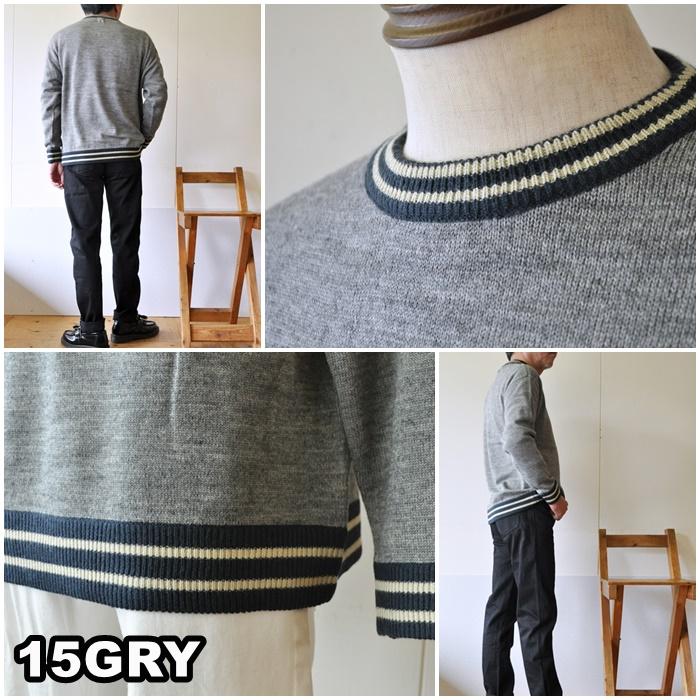 BARNS OUTFITTERS バーンズアウトフィッターズ クルーニット セーター  