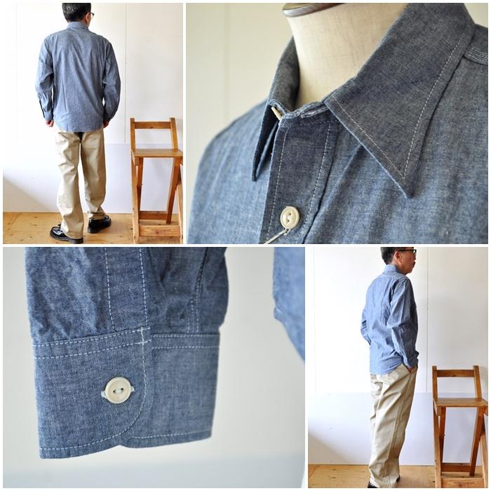 SUGAR CANE sugarcane シュガーケーン シャンブレーワークシャツ 27850  