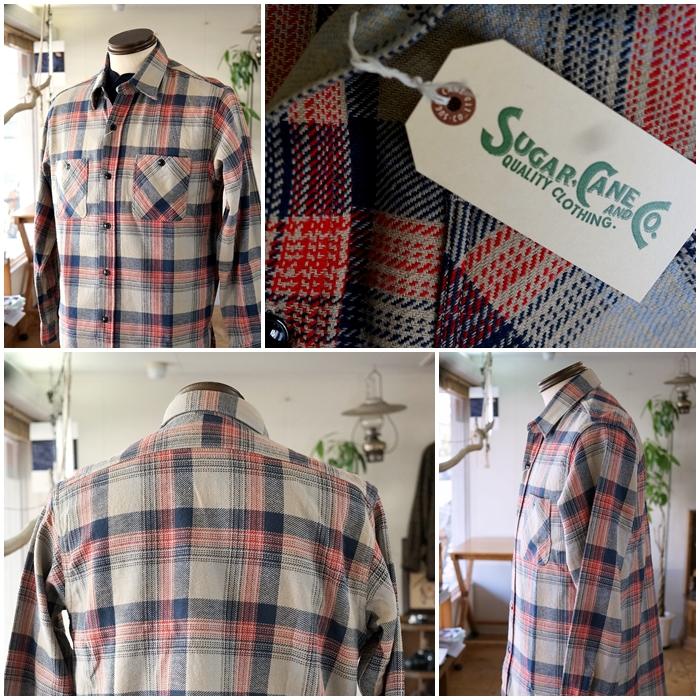 SUGAR CANE sugarcane シュガーケーン ワークシャツ ネルシャツ