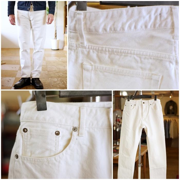 CALIF. Japan Blue jeansホワイトデニムパンツ JAPAN BLUE JEANS（ジャパンブルージーンズ） J370 ストレートモデル