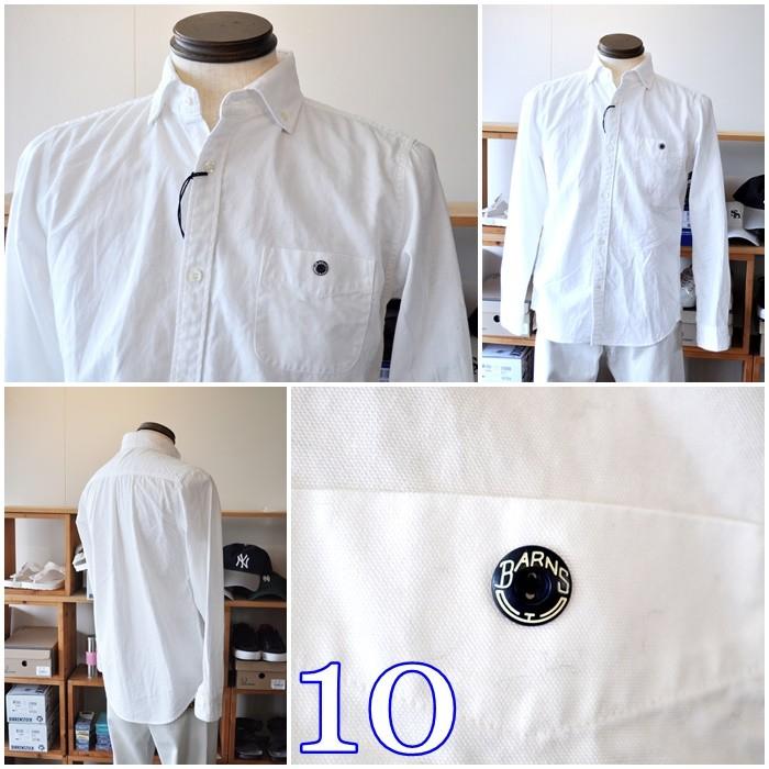 BARNS OUTFITTERS バーンズ 長袖シャツ ボタンダウンシャツ