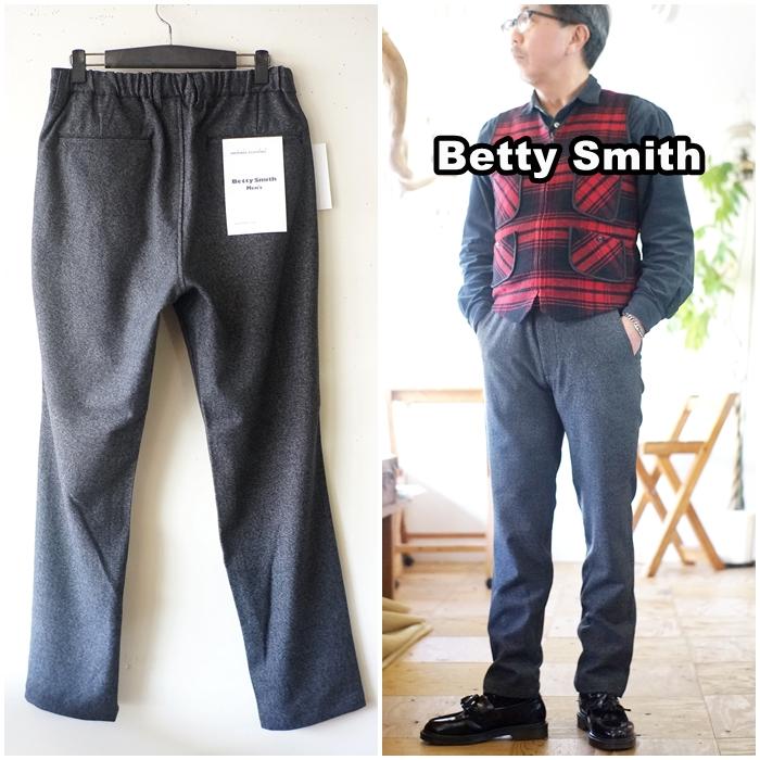 Betty Smith（ベティスミス） メンズ イージートラウザーパンツ 519C