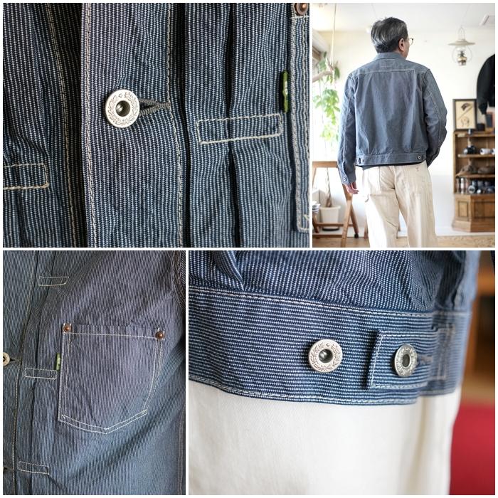 FOB FACTORY（エフオービーファクトリー） ヒッコリーストライプ G