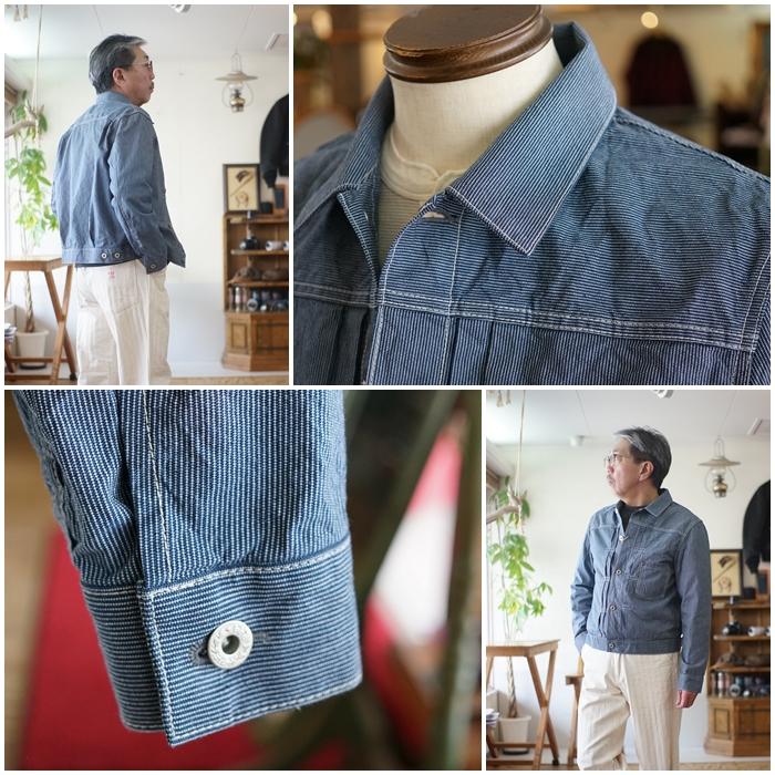 FOB FACTORY（エフオービーファクトリー） ヒッコリーストライプ G 
