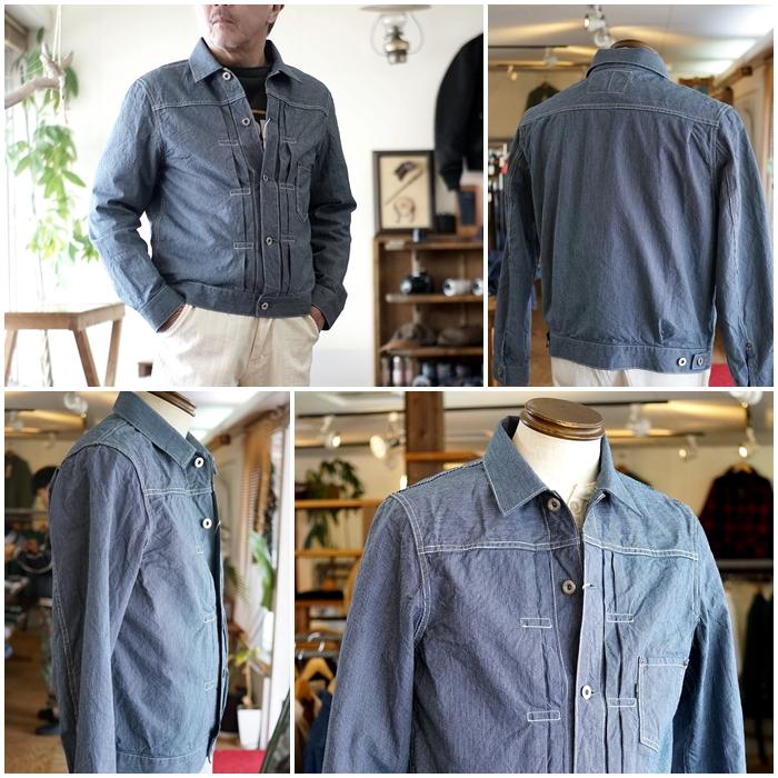 FOB FACTORY（エフオービーファクトリー） ヒッコリーストライプ G