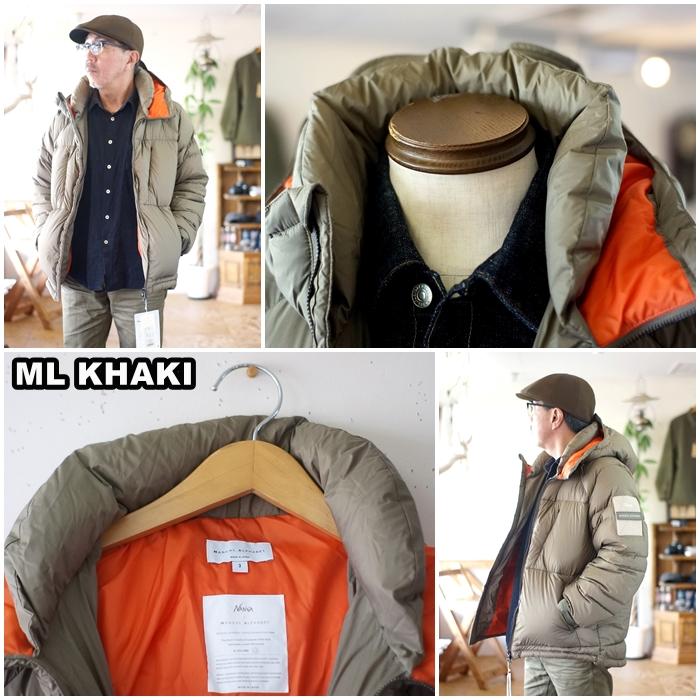 MANUAL ALPHABET ダウンジャケット MANUAL ALPHABET（マニュアルアルファベット） NANGA×MANUAL ALPHABET