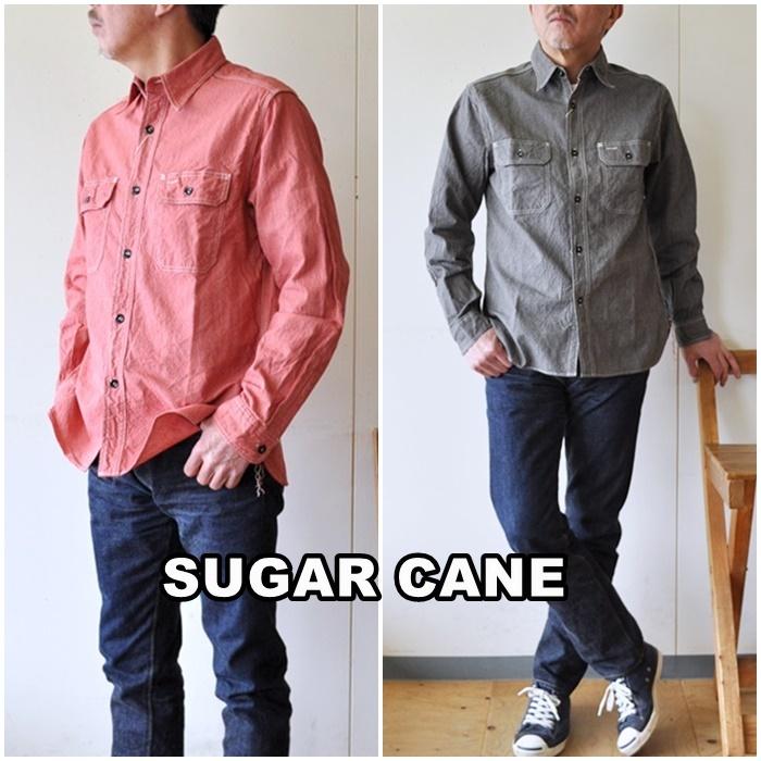 SUGAR CANE CANE シュガーケーン JEAN CODE WORK SHIRT SC25511 日本製 
