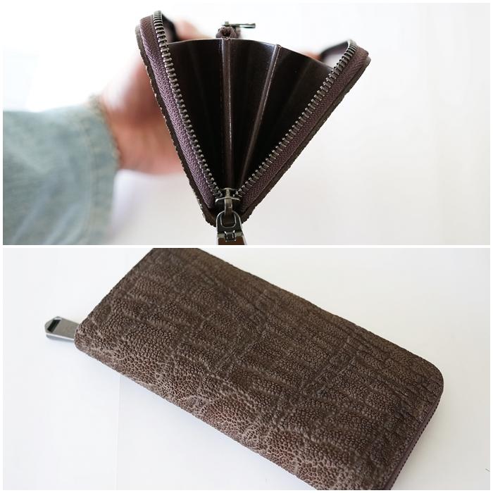 ZOO（レザー） ZOO ズー ロングウォレット 長財布 象革 象鼻革 ZLW-092  