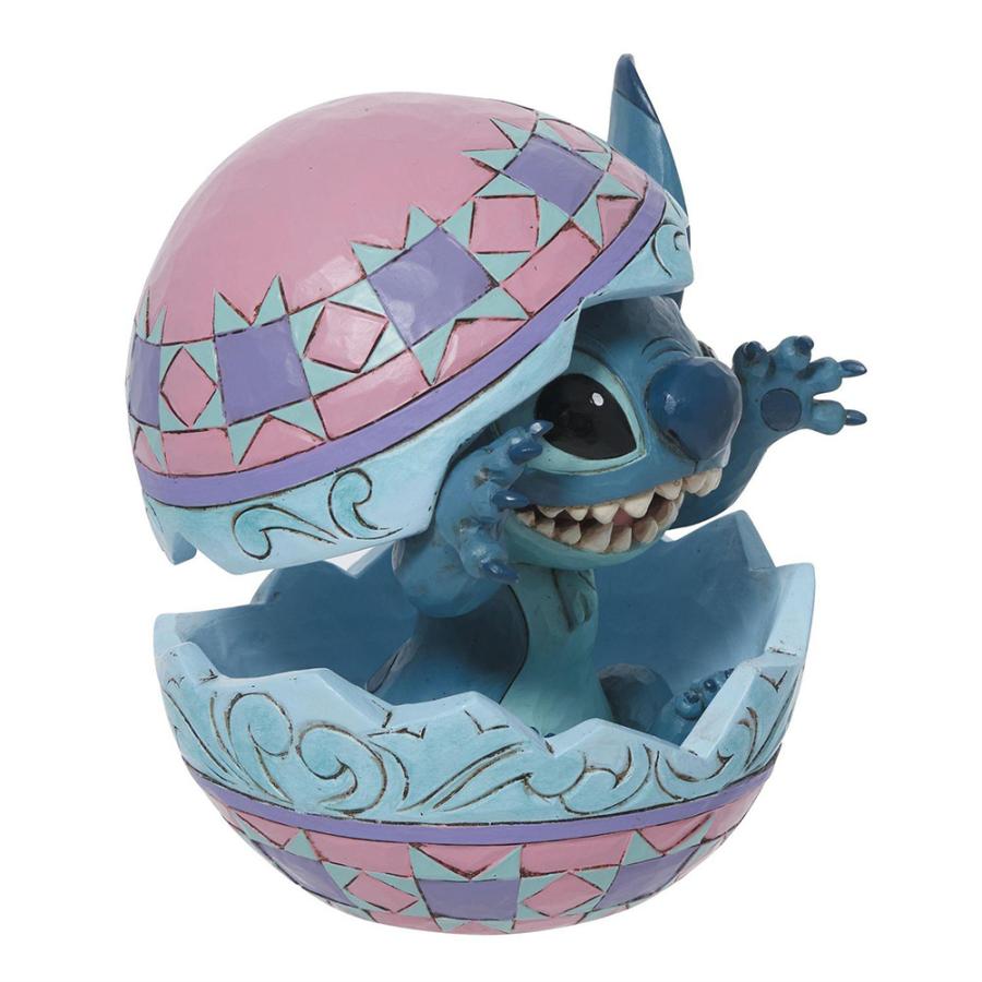【JIM SHORE】フィギュア　 Disney Traditions −スティッチ イン イースターエッグ − | リロ＆スティッチ | 01