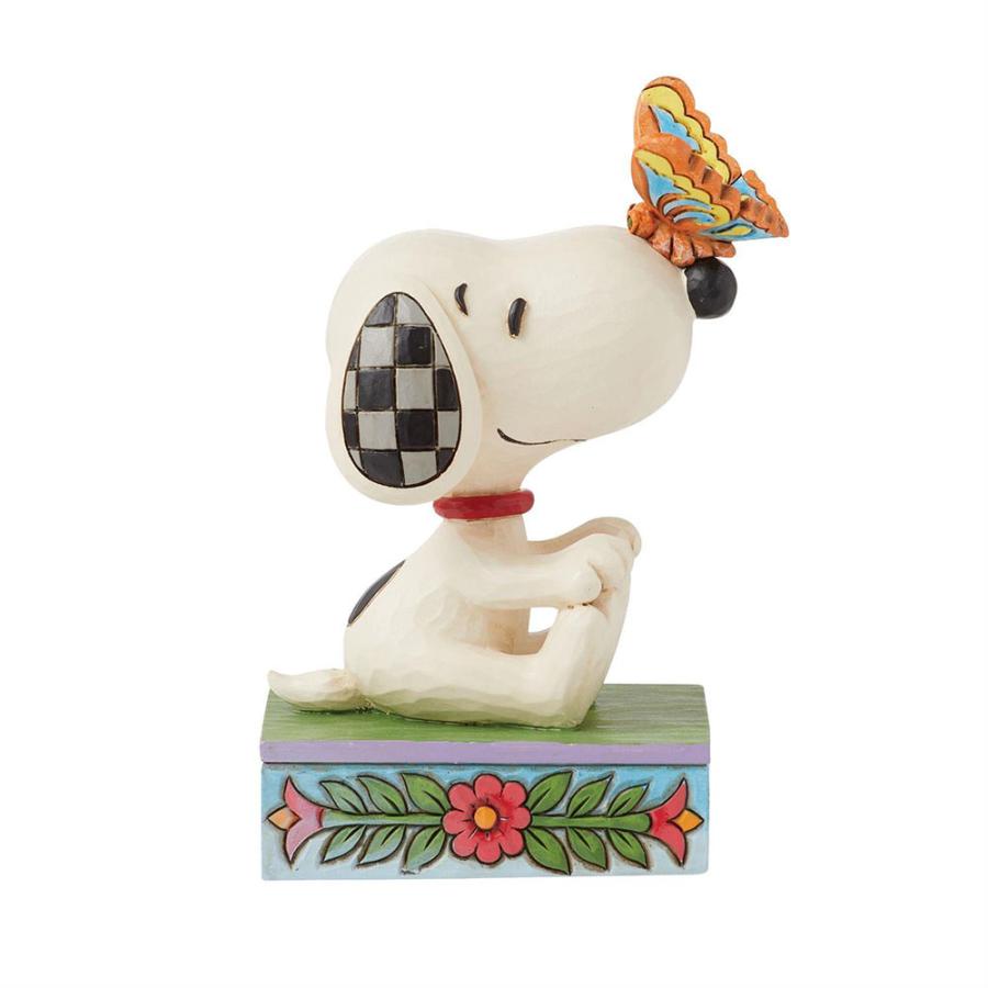 SNOOPY（スヌーピー） 【JIM SHORE】フィギュア バタフライ オン