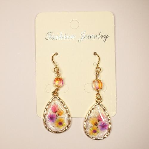 Uvレジン ハンドメイドピアス フラッフィーフラワー ドロップver イヤリング変更可 Handmade 119 Blue Marble Yahoo 店 通販 Yahoo ショッピング