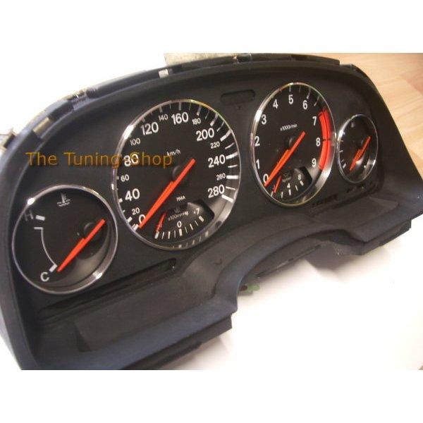 フェアレディ　z32 メーターリング 日産 フェアレディZ 300ZX Z32 アルミ クローム メーターリング : NTG