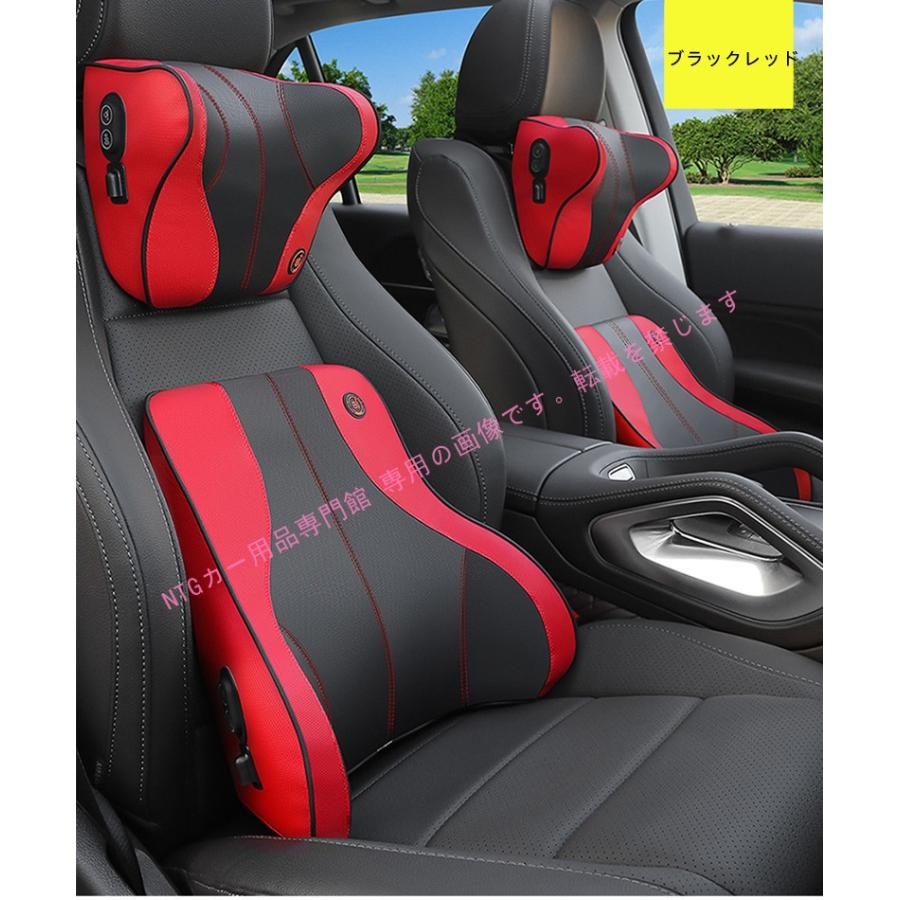 フィアット FIAT 車用記憶 汎用 マッサージ ネックパッド 腰