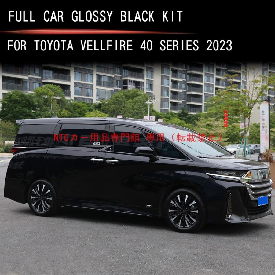 ブラックアウトキットフルセット トヨタ VELLFIRE 40 系 2023 年モデル