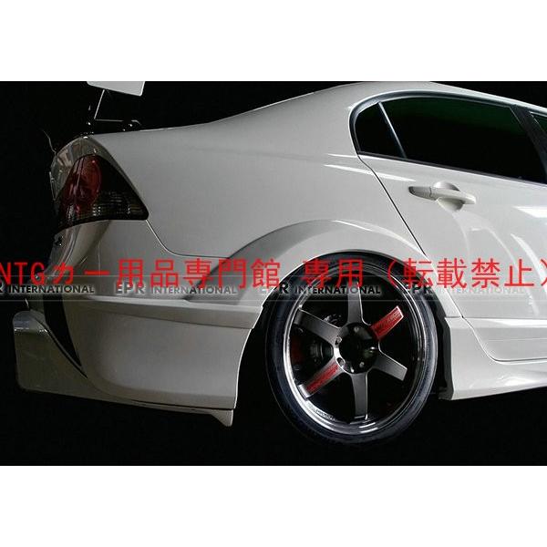 ドレスアップ リアフェンダー ホンダ シビック FD2 カーボン製 : NTG