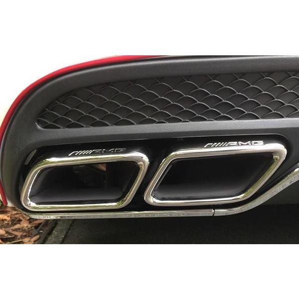 w205 C63 AMG 純正マフラーカッター　エンド ベンツW205前期 W212後期 W222 W166 X253【AMGスタイル マフラー