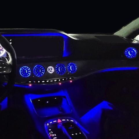 ベンツW222 Sクラス 前期型【7色LED エアコン アンビエントルーバー