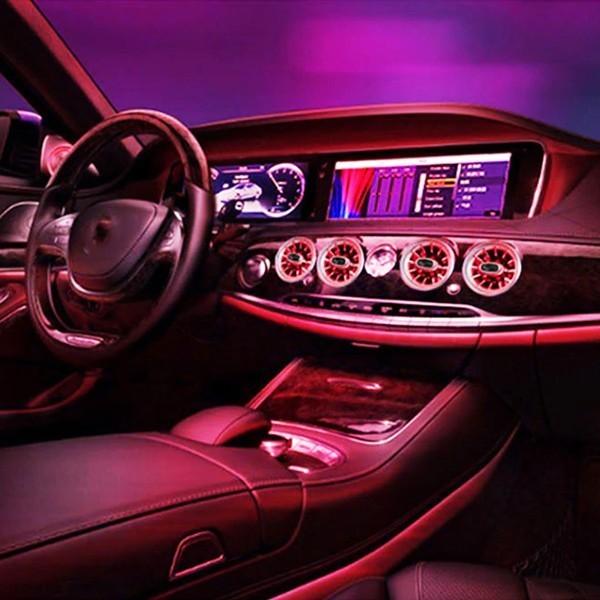 ベンツW222 Sクラス 前期型【7色LED エアコン アンビエントルーバー