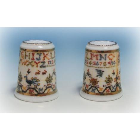 シンブル（指貫）イギリス　MAYFAIR The Original Embroidery Roman 1998 　英国刺繍 |  | 01