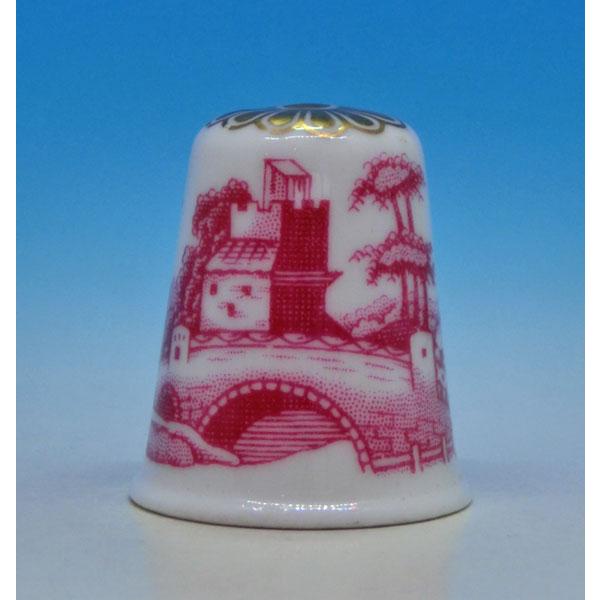 シンブル　（指貫）Spode 　スポード country scenes　カントリーシーン　ピンク |  | 03