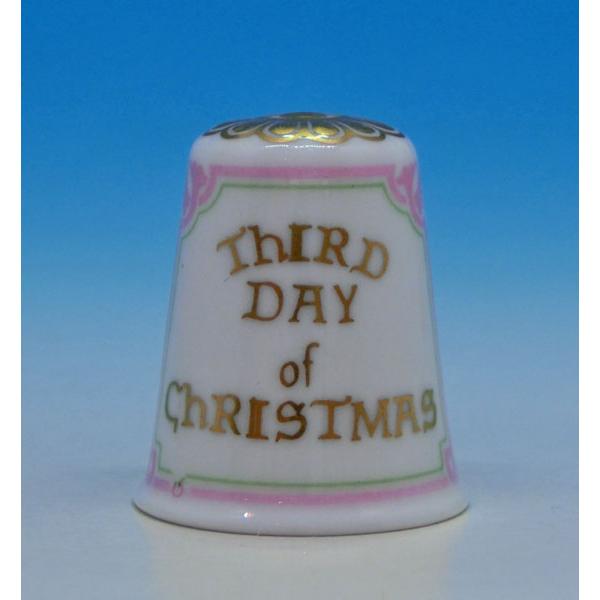 シンブル　（指貫）Spode 　スポード Third day of Christmas  クリスマス |  | 02