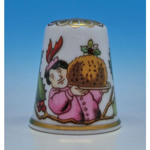 シンブル　（指貫）Spode 　スポード クリスマス チキン　ロビン　クリスマスホーリー | 