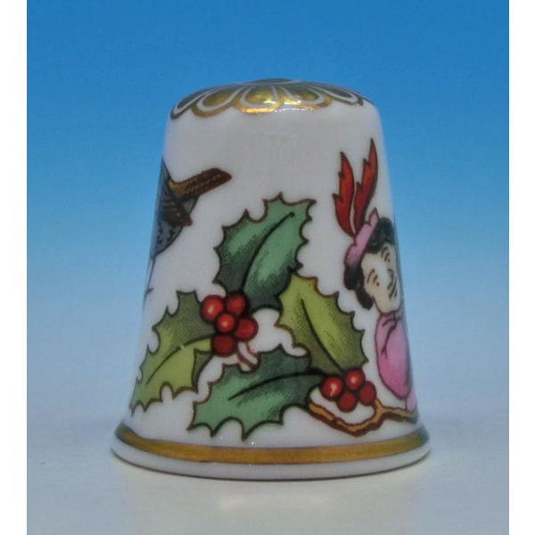 シンブル　（指貫）Spode 　スポード クリスマス チキン　ロビン　クリスマスホーリー |  | 03