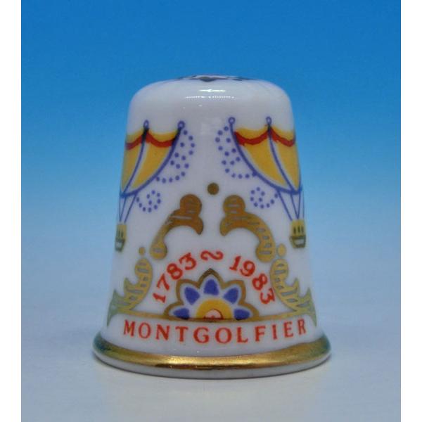 シンブル　（指貫）Spode 　スポード Montgolfier Brothers bicentenary of flight 1783-1983 |  | 02