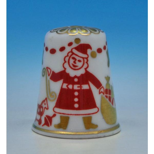 シンブル　（指貫）Spode スポード　クリスマス1983 サンタクロース | 