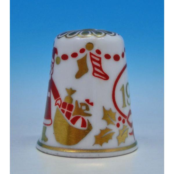 シンブル　（指貫）Spode スポード　クリスマス1983 サンタクロース |  | 01