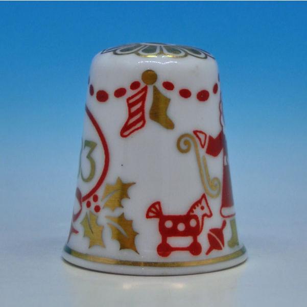 シンブル　（指貫）Spode スポード　クリスマス1983 サンタクロース |  | 03