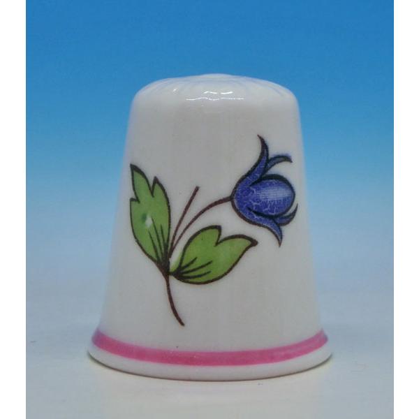 シンブル　（指貫）Spode 　スポード 二種の花　ピンクライン |  | 02