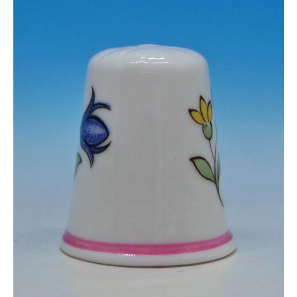 シンブル　（指貫）Spode 　スポード 二種の花　ピンクライン |  | 03