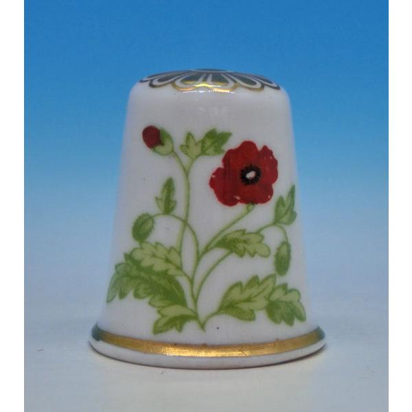 シンブル　（指貫）Spode Flower of the Year ポピー |  | 02