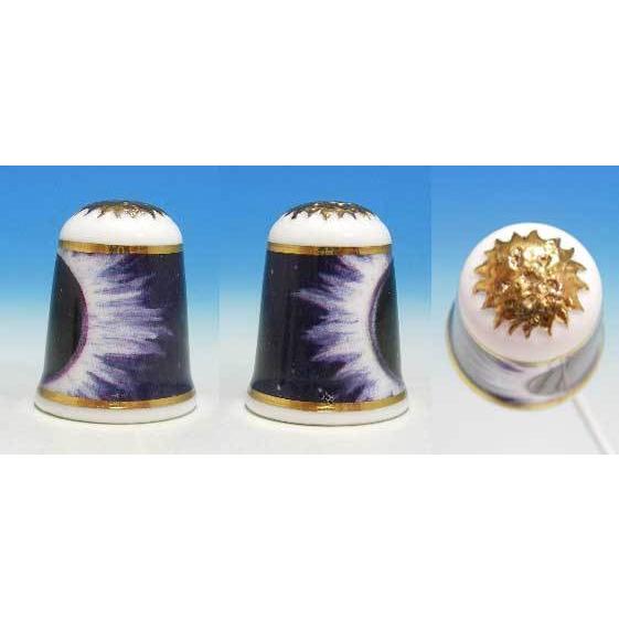 シンブル（指貫）イギリス　MAYFAIR 　銀河シリーズ　Solar Eclipse 日食 |  | 01