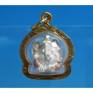 プラクルアン 「ガネーシャ」ペンダント プラクルアン ガネーシャ 人気の神様 チャーム お守り タイ