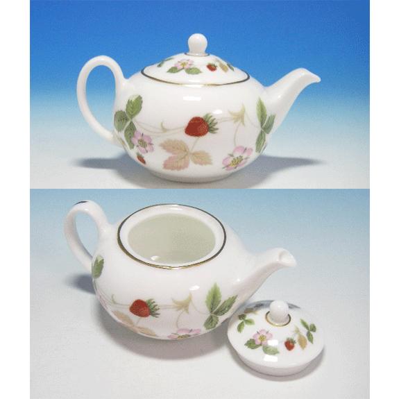 ウエッジウッド　ワイルドストロベリー　ミニチュア　ティーポット | WEDGWOOD | 01