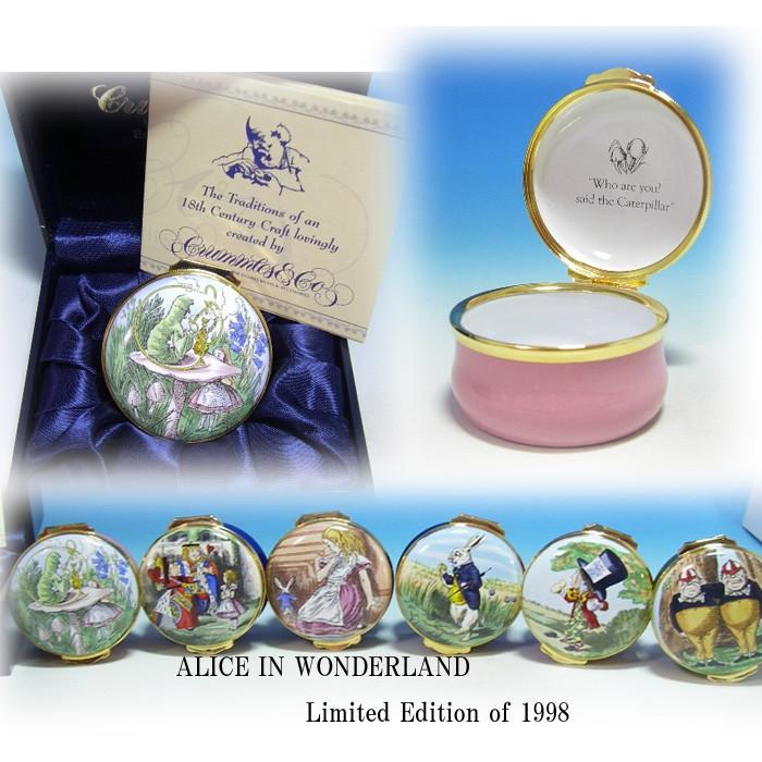 Crummles エナメル ボックス 不思議の国のアリス THE CATAPILLAR | Disney | 01