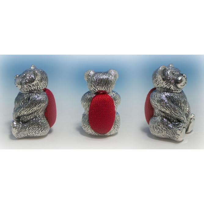 エドワーディアンスタイル スターリングシルバー925 テディベア　ミニチュアピンクッション | WEDGWOOD | 01