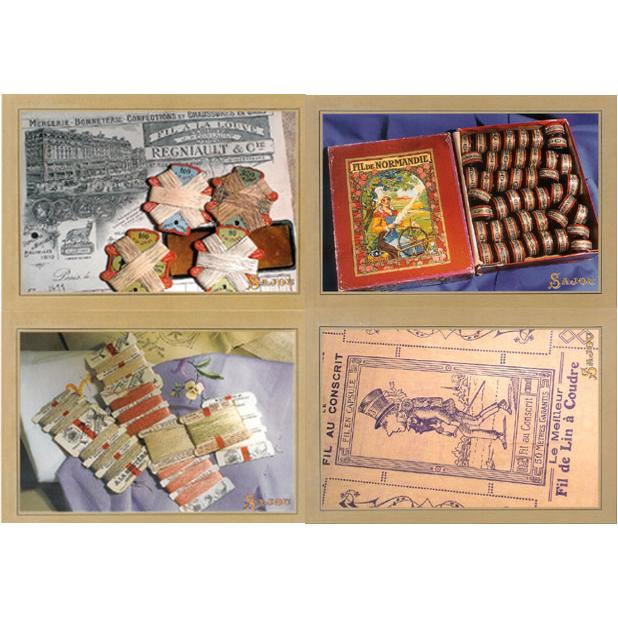 サジュー　SAJOU　ポストカード　葉書 6枚セット　糸巻きデザイン　MERC2 |  | 02