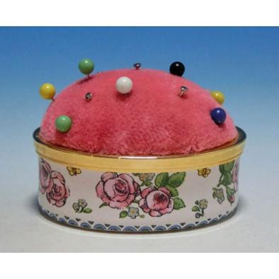 ハルシオンデイズ　エナメル　ピンクローズ　ピンクッション(ピン付） | Disney