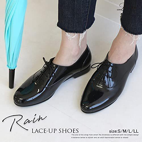 通勤 雨 ローファー レディース レインシューズ 雨晴れ兼用 レイン アミアミ 通学 Ll 24 5cm25 Tp1307 レースアップ 防水 レインブーツ 新品本物